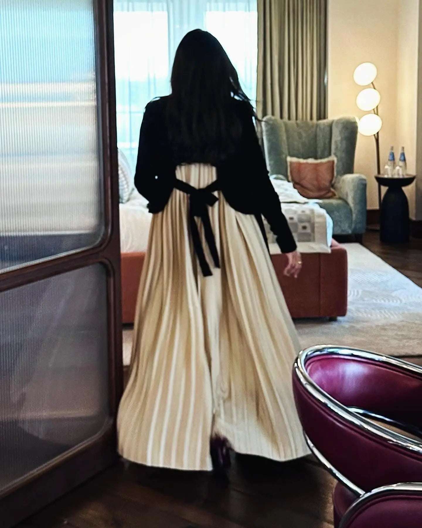 Velvet & Plisse Abaya My Store