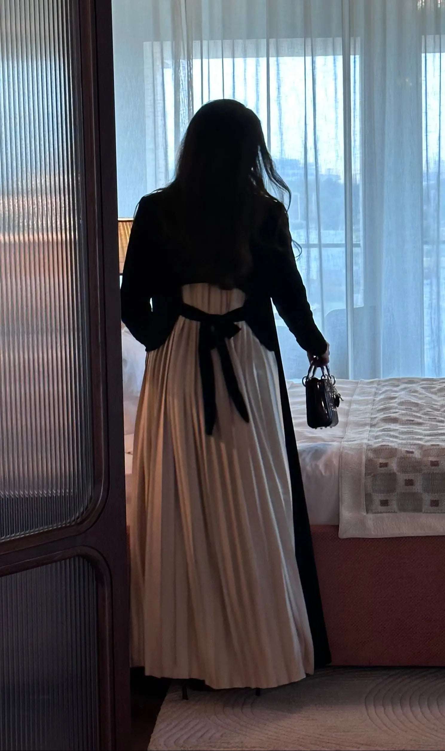 Velvet & Plisse Abaya My Store
